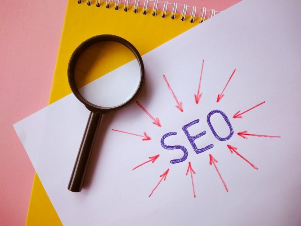 SEO magnifying glass